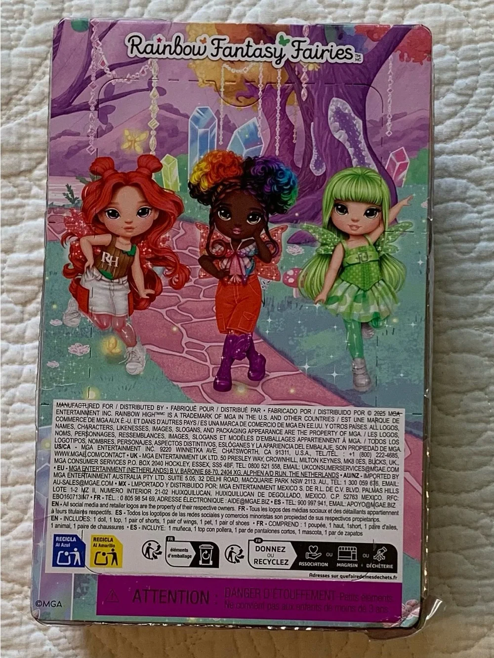 Rainbow High Littles Rainbow Fantasy Fairies Astrid + Pet with Wings